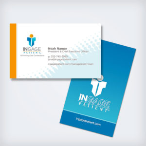 Business Card Design: Ingage Patient
