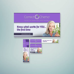Advertisement Design: Digital Ad Series: Correct Chemo