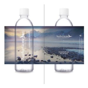 Packaging Design: Water Bottle: TwelveStone Health Partners