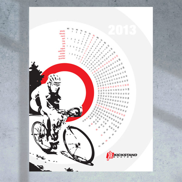 Poster Design: Kickstand Racing Calendar